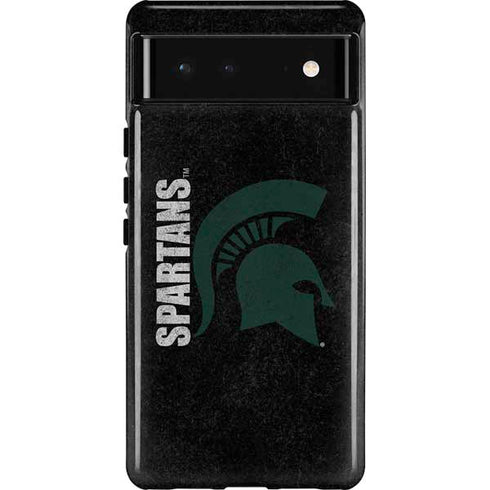 Michigan State University Bold Spartans Logo Pixel Cases